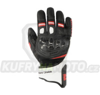 Moto rukavice RICHA STRADALE STEALTH černo/bílo/červené
