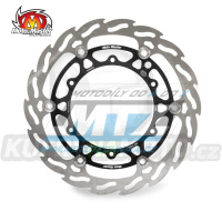 Kotouč brzdový PLOVOUCÍ - Moto Master Factory zubatý desing "FLAME" 112083 (vnější průměr 270mm) - KTM SX+SXF+EXC+EXCF+EXCR+GS+MXC+XC+XCF+XCW + Husaberg FE+FS+FX+FC+TE + Husqvarna FC+FE+TC+TE