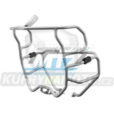 Padací rám Dual Sport Crash Bar - BMW R1150GS Adventure / 02-06 - barva stříbrná Ice Polished