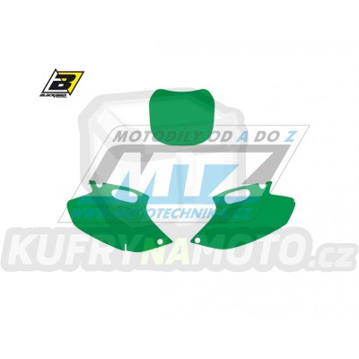 Polepy číslových tabulek (vystřižené) - Yamaha YZF250+YZF426 / 00-02 - barva zelená