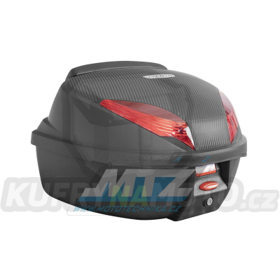 Kufr TopCase S-Line - 35litrů (včetně montážní desky) - carbonové víko a s opěrkou spolujezdce