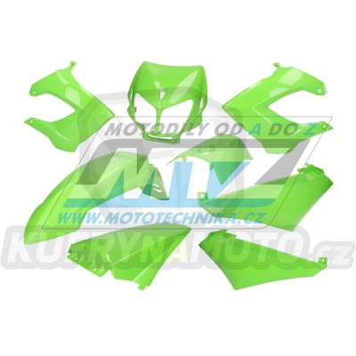 Sada plastů Derbi 50 Senda X-Treme / 00-10 + 50R XTreme / 00-10 + 50SM / 00-05 - barva zelená