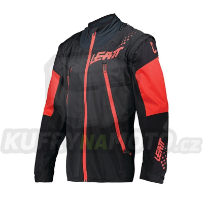 LEATT MOTO 4.5 LITE BUNDA ČERNÁ / ČERVENÁ BARVA ČERNÁ / ČERVENÁ VELIKOST M-5021000181-akce