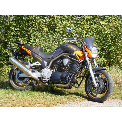 Padací rám Yamaha BT 1100 Bulldog všechny r.v. černá matná RD Moto CF15KD-KNM125 pár