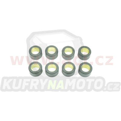 válečky variátoru (průměr 20 x 12 mm), váha 11 g, Athena (sada 8 ks)