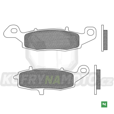 brzdové destičky, NEWFREN (směs ROAD TOURING SINTERED) 2 ks v balení