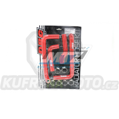 Hadice chladiče DRC RADIATOR HOSE KIT - DRC D47-02-233 - Gas-Gas EC200+EC250+EC300 / 07-10 - červené (sada 4ks)