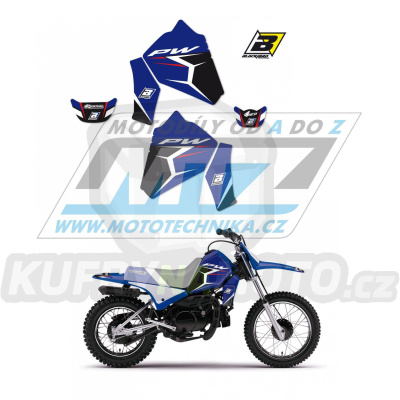Polepy na motocykl (sada polepů Dream) Yamaha PW80 / 96-17 - typ polepů Dream4