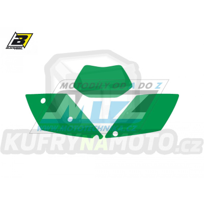 Polepy číslových tabulek (vystřižené) - KTM EXC / 04 - barva zelená
