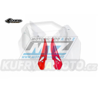 Bočnice Honda CRF250X / 04-17 - barva bílo-červená