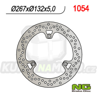 Brzdový kotouč moto NG 1054