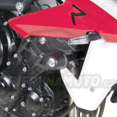 PADACÍ PROTEKTORY - NÁHRADNÍ ŠPUNTY PVC pár Barracuda Triumph Street Triple R 675 2013 - 2017