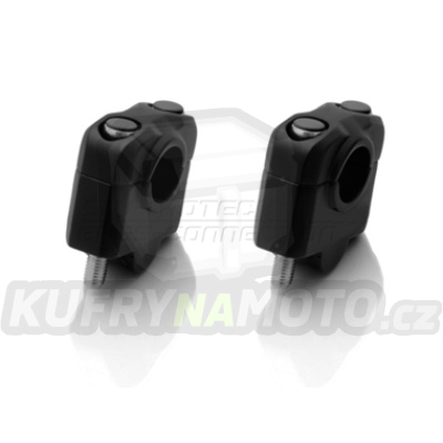 Zvýšení řidítek o 25 mm průměr 22 mm černá SW Motech Kawasaki ZRX 1200 R 2001 - 2006 ZRT20A LEH.00.039.150/25/B-BC.16868