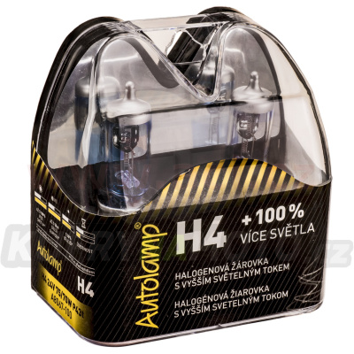 krabička AUTOLAMP H4 24V 75/70W P43t +100% E-homologace 2ks