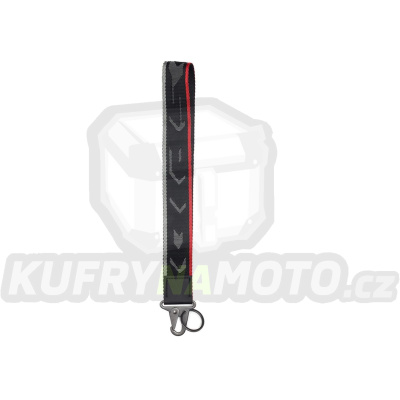 klíčenka KEY HOLDER SHORT, SPIDI (černá/šedá)