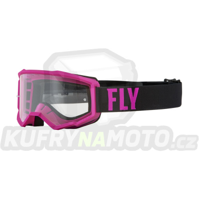 brýle FOCUS, FLY RACING (růžová/černá)