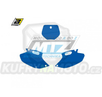 Polepy číslových tabulek (vystřižené) - Yamaha YZF400 / 98-99 - barva modrá