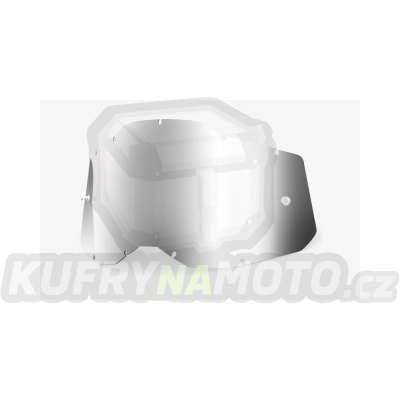 plexi Racecraft 2/Accuri 2/Strata 2, 100% - USA (srříbrné chrom, Anti-fog)