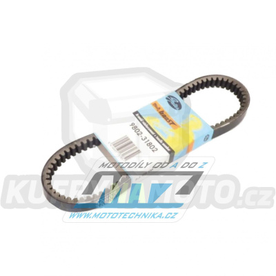 Řemen variátoru 823x21,5x10,7mm pro skútry Adiva + Benelli + Gilera + Italjet + Malaguti + MBK + Peugeot + Piaggio + Yamaha