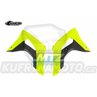 Spojlery Honda CRF450R / 17-20 + CRF250R / 18-20 - barva FLUO žlutá (neon žlutá) - černá