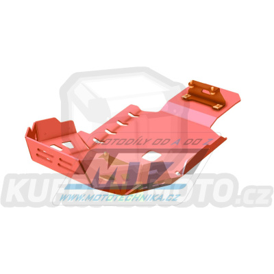Kryt pod motor hliníkový Dual Sport - BMW F750GS+F850GS / 16-20 - barva červená