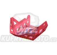 Kryt pod motor hliníkový Dual Sport - Suzuki DL650 V-Strom / 12-16 - barva červená