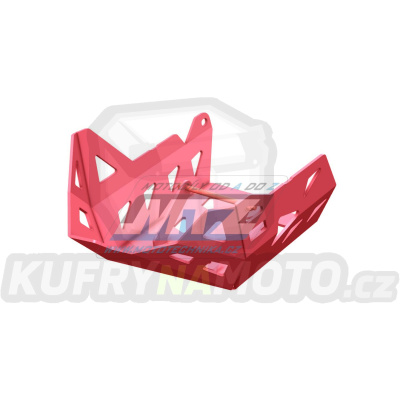 Kryt pod motor hliníkový Dual Sport - Suzuki DL650 V-Strom / 12-16 - barva červená