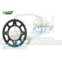 Rozeta řetězová (převodník) Dural 0798-51zubů ESJOT 51-15026-51BP - barva černá elox - Suzuki RM80 / 83-01 + RM85 / 02-20 + Yamaha YZ80 / 93-01 + YZ85 / 02-20 + Beta RR125 / 06-12