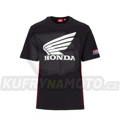 Triko HONDA HRC FRONT černé 22 38002