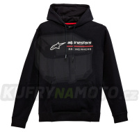 mikina LINEAR RACE HOODIE, ALPINESTARS (černá)