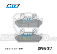 Destičky brzdové DP968-STA - směs Standard
