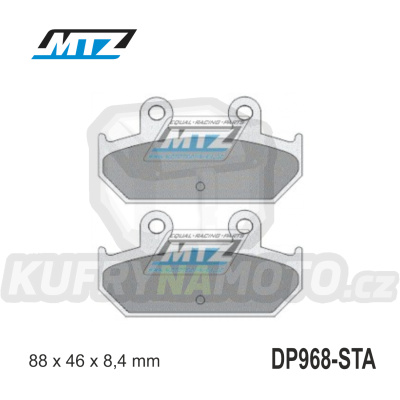 Destičky brzdové DP968-STA - směs Standard