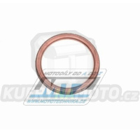 Těsnění výfuku (těsnění mezi motor a svody) - rozměry 34x41,5x5,2mm - Suzuki AN250+AN400 Burgman + DR350+DRZ125 + GSF600 Bandit+GSF650 Bandit+GSF1200 Bandit+GSF1250 Bandit + GSX750 + LT-F400
