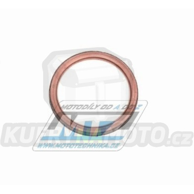 Těsnění výfuku (těsnění mezi motor a svody) - rozměry 34x41,5x5,2mm - Suzuki AN250+AN400 Burgman + DR350+DRZ125 + GSF600 Bandit+GSF650 Bandit+GSF1200 Bandit+GSF1250 Bandit + GSX750 + LT-F400