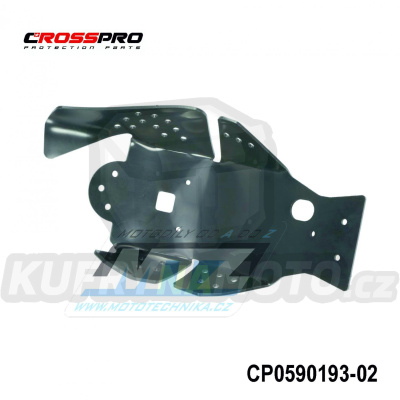 Kryt pod motor plastový DTC Engine Guard - Yamaha YZF250 / 19-23 + WRF250+YZF250X / 20-24 - barva černá