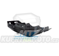 Kryt pod motor hliníkový Dual Sport - Benelli TRK502 X / 18-24 - barva černá
