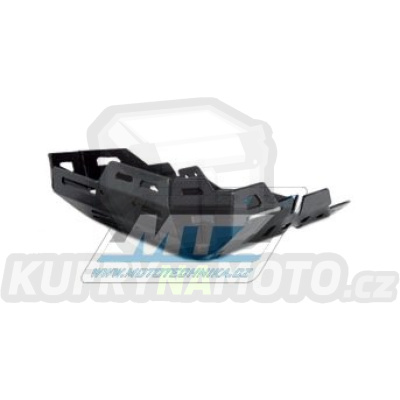 Kryt pod motor hliníkový Dual Sport - Benelli TRK502 X / 18-24 - barva černá