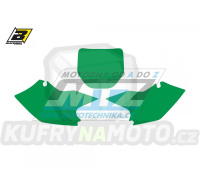 Polepy číslových tabulek (vystřižené) - Kawasaki KXF250 / 04-05 - barva zelená