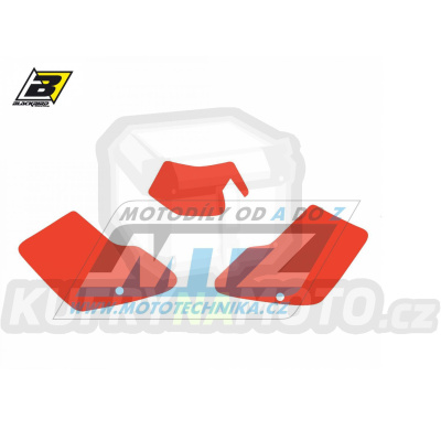 Polepy číslových tabulek (vystřižené) - GasGas EC125+EC250+EC300 + FSR450 / 07 - barva červená