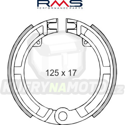 Brzdové čelisti RMS 225120170
