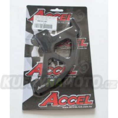 ACCEL kryt hliníkový zadní kotouče brzdové KTM SX/EXC '04-'16 barva černá
