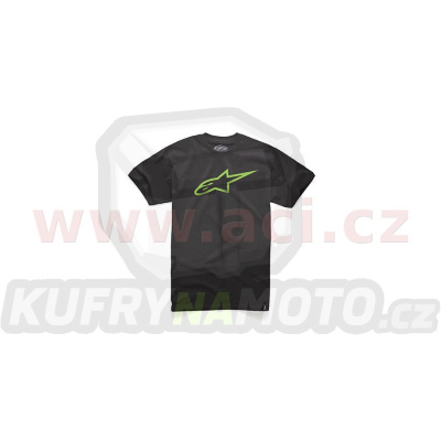 triko AGELESS krátký rukáv, ALPINESTARS (černé/zelené)