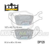 Destičky brzdové DP129 - DP BRAKES směs Premium Sinter OEM