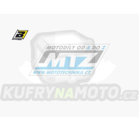 Polepy číslových tabulek (vystřižené) - Kawasaki KX125+KX250 / 03-08 - barva bílá