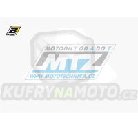Polepy číslových tabulek (vystřižené) - KTM SX / 00-02 - barva bílá