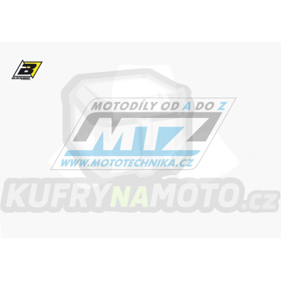 Polepy číslových tabulek (vystřižené) - KTM SX / 00-02 - barva bílá