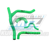 Hadice chladiče SFS Performance MX High Performance Hose Kit - Kawasaki KXF250 / 07-08 - zelené
