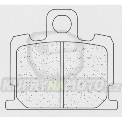 Brzdové destičky CL BRAKES 2807 A3+