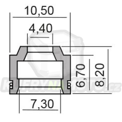 Gufero RMS 100669240 valve stem