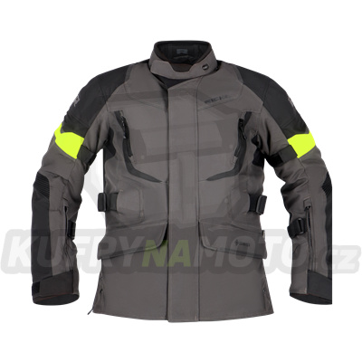 Dámská moto bunda RICHA CYCLONE 2 GORE-TEX šedo/fluo žlutá